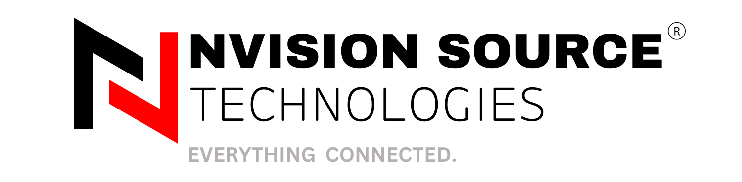 NVision Source Technologies logo: a black and red stylized N beside the words NVision Source Technologies and the line Everything Connected.